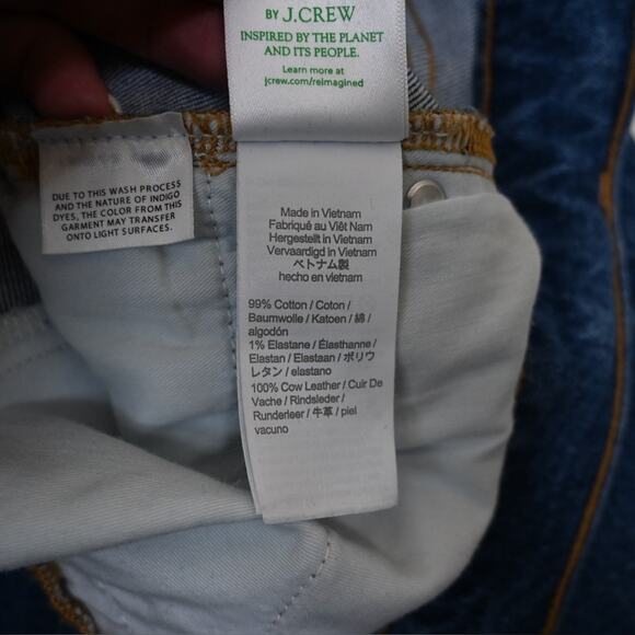 J. Crew Women's 27 Classic Straight Cropped Raw Hem Jean - Picture 10 of 10